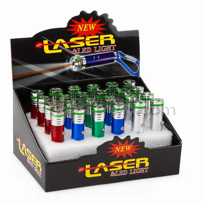 24'lü Kutu Kedi Lazeri ve LED Işıklı Oyuncak Seti