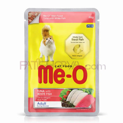 Me-O TON BALIK&ALABALIK KEDİ YAŞMAMA 80GR 12’Lİ Me-O Kedi Mamaları