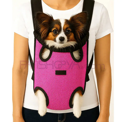 Bacco Milano Kedi Köpek Ana Kucağı Taşıma Çantası Pembe