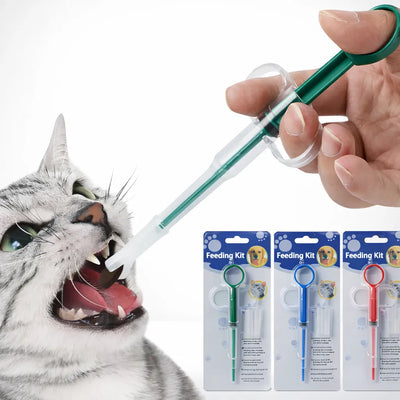 Evcil Hayvan Hap Yutturma Aparatı Kutulu Toptan Pet Shop Ürünleri Kedi Köpek İlaç İçirme Şırıngası