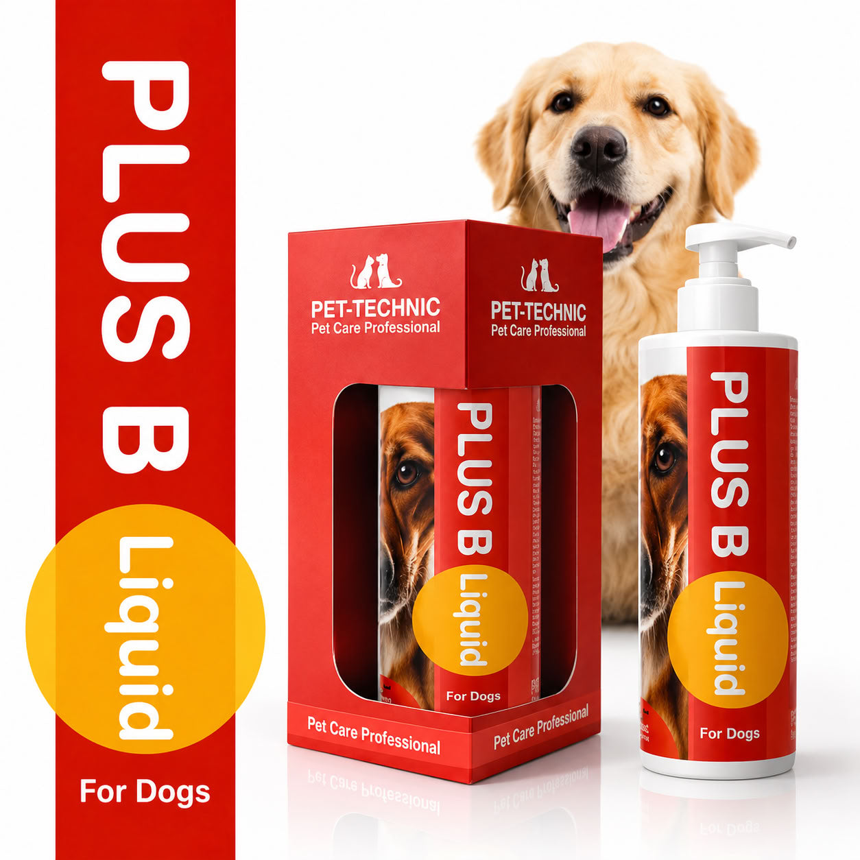 Pet-Technic Plus-B Liquid Köpek (Tüy Dökülmesi,Deri Sağlığı,Biotine+Çinko) 100ml