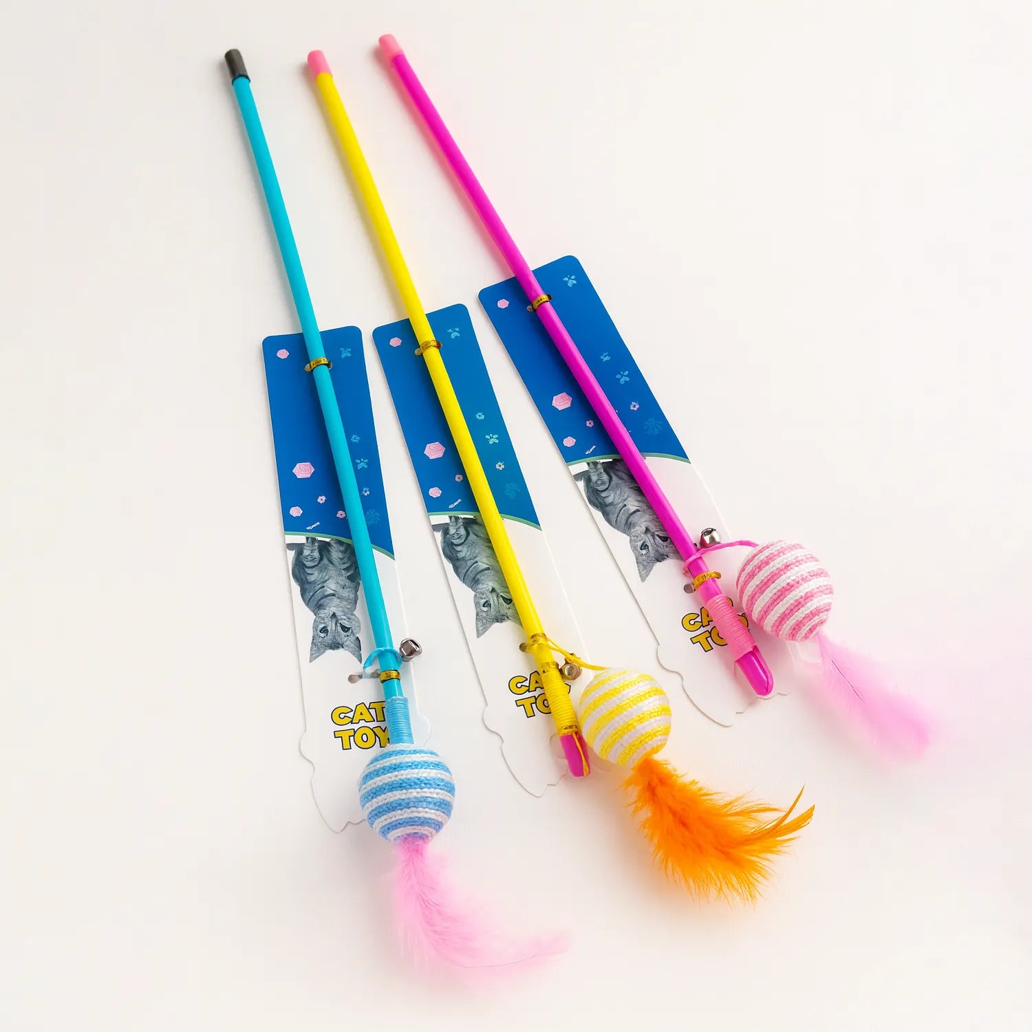 Tüylü Toplu Kedi Oyun Oltası