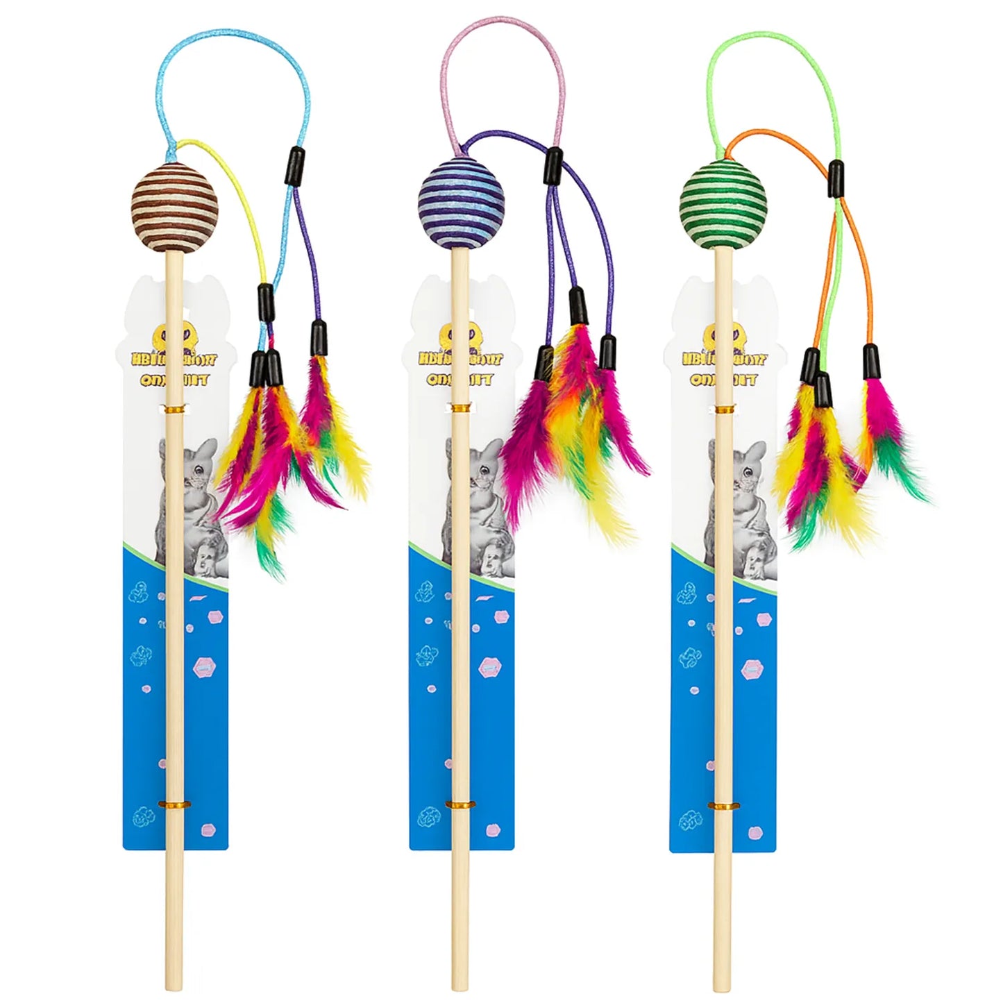 Toplu Püsküllü Kedi Oyun Oltası