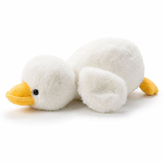 XL Peluş Ördek Oyuncağı Beyaz 42 CM