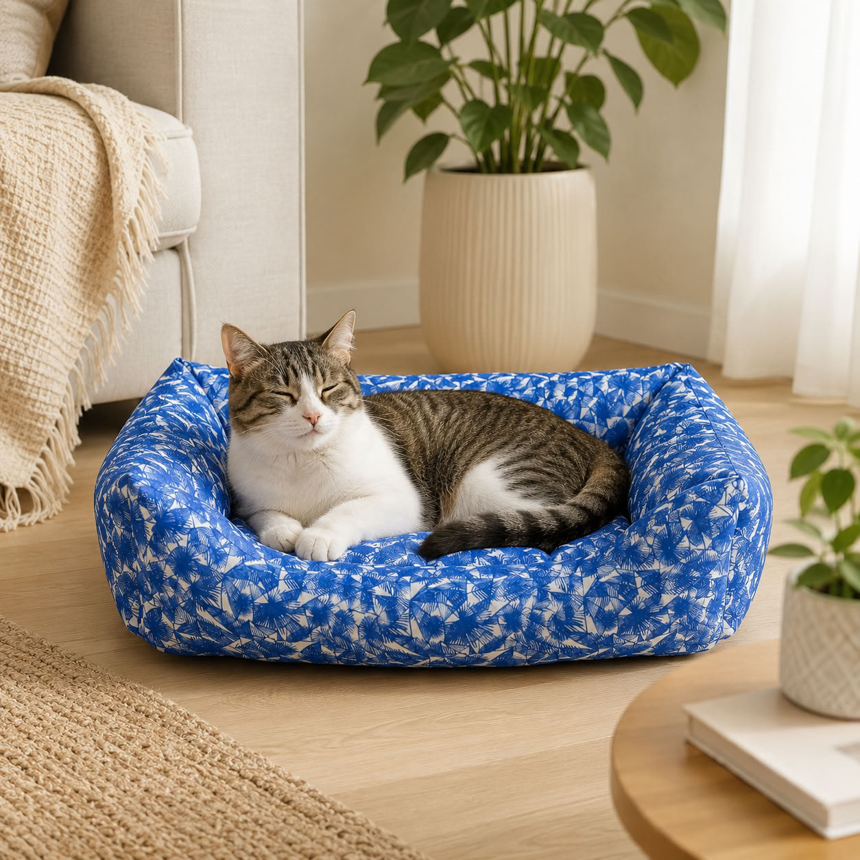 Pet Craft Evcil Hayvan Yatağı Mavi 50x35