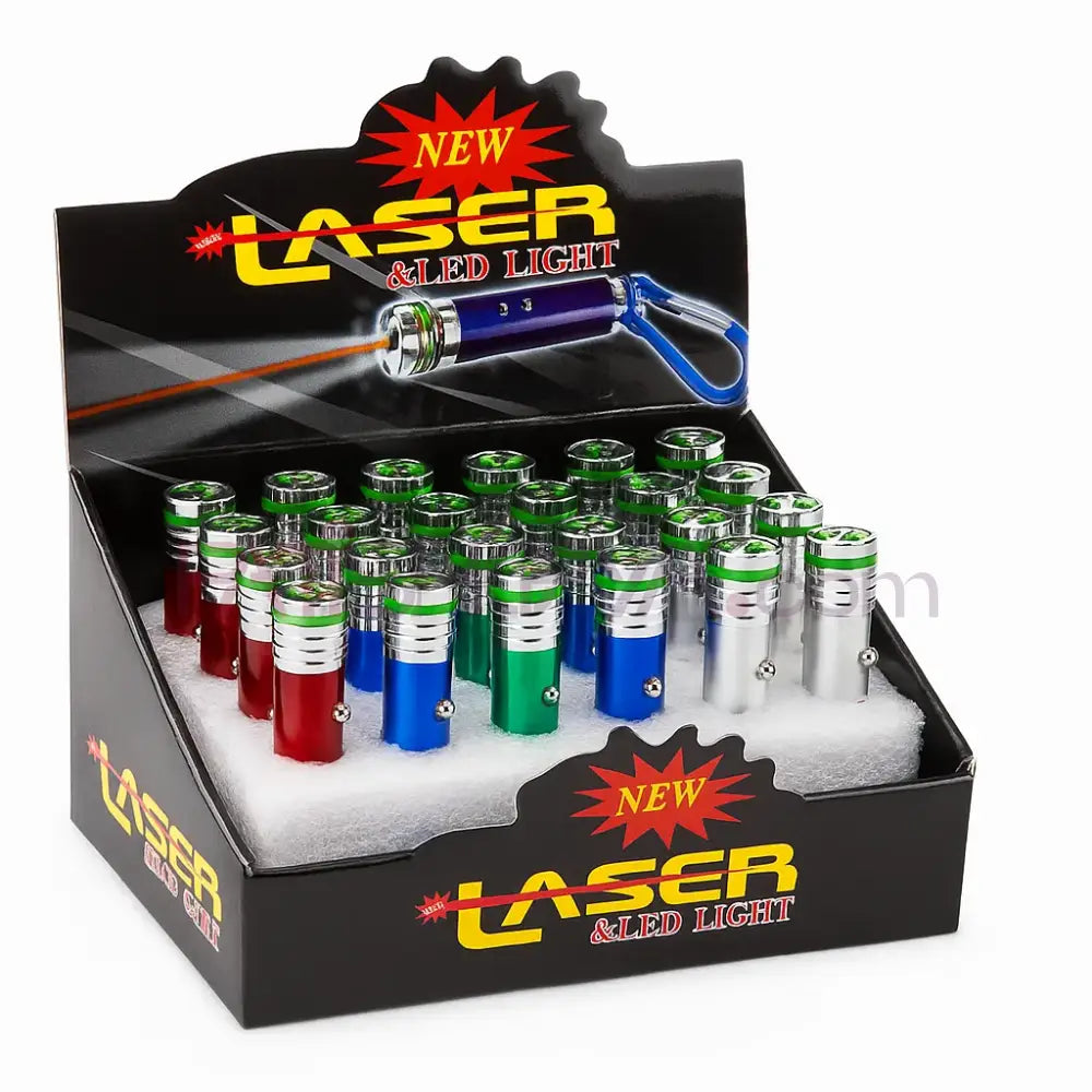 24'lü Kutu Kedi Lazeri ve LED Işıklı Oyuncak Seti