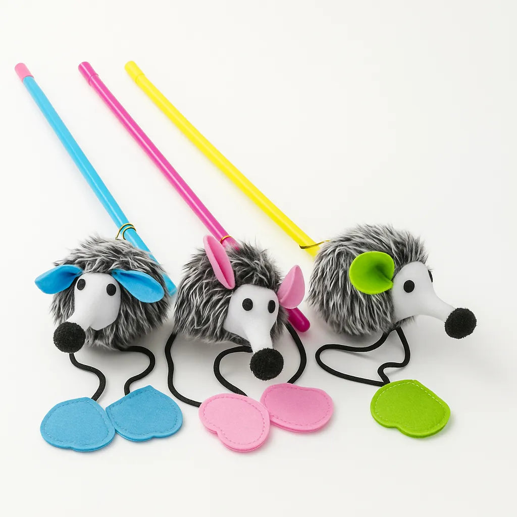 Sesli Fare Figürlü Kedi Oltası