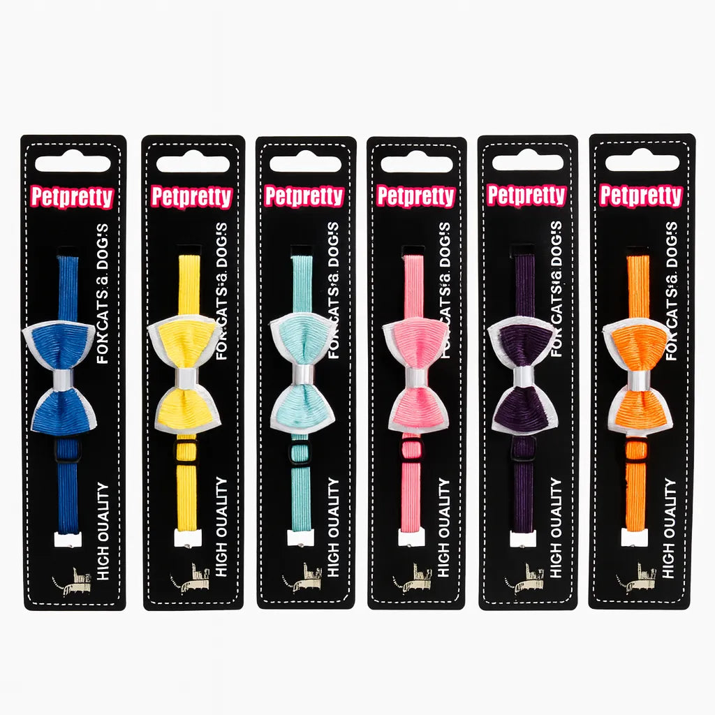 PETPRETTY Papyonlu Evcil Hayvan Boyun Tasması (12Lİ PAKET)