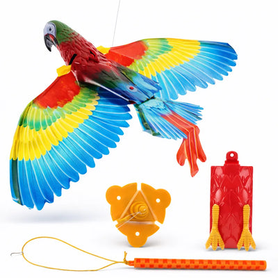 Askılı Kanat Çırpan Kuş Evcil Hayvan Oyuncağı