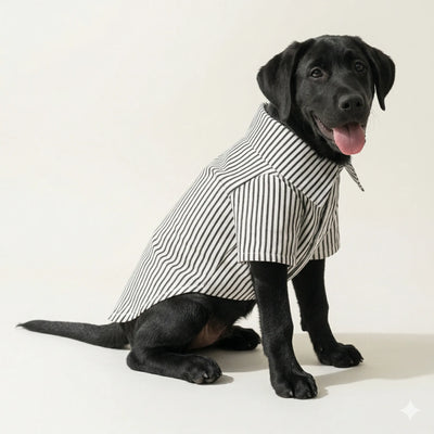 Siyah Beyaz Çizgili Gömlek S-M-L-XL-2XL (5 BEDEN SET)