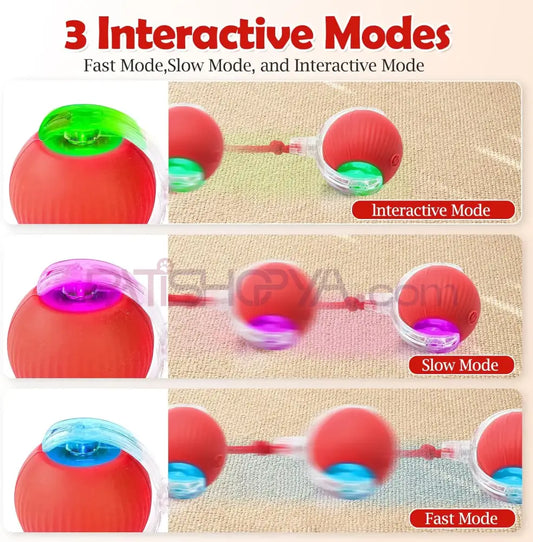 3 Modlu Şarjı İpli Akıllı Kedi Oyun Topu Kedi Oyuncakları