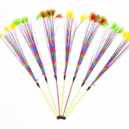 NUNBELL KEDİ OLTASI RENKLİ PÜSKÜLLER