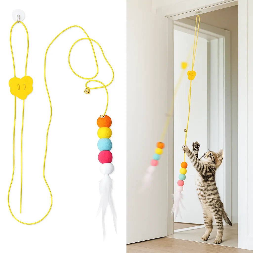 ELASTİK KENDİNDEN YAPIŞKANLI KEDİ OYUN OLTASI