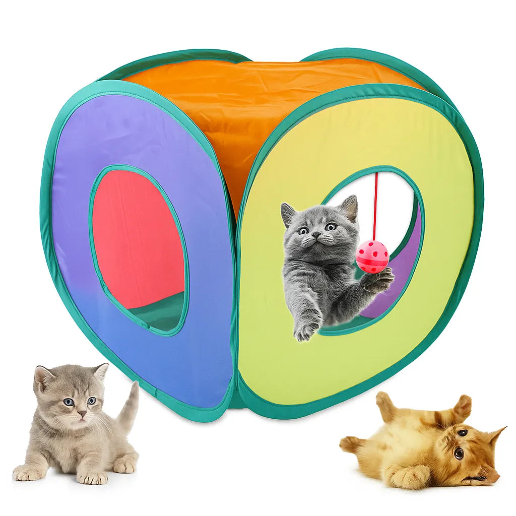 Kare Model Kedi Oyun Tüneli