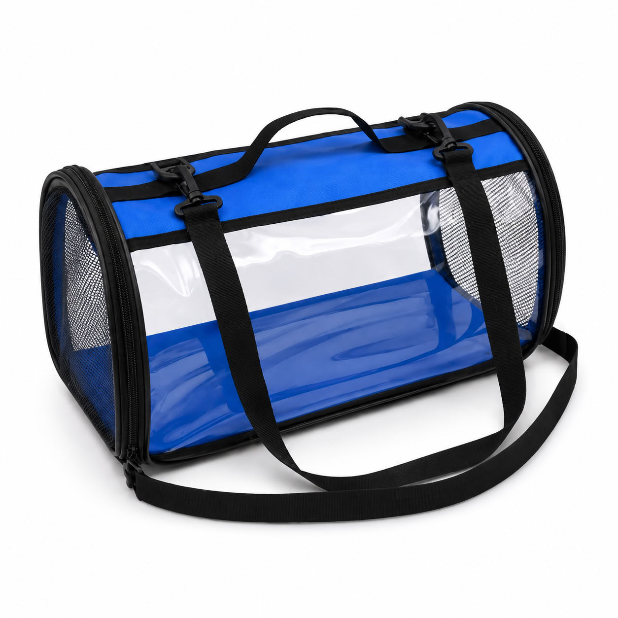 Mavi Flybag Şeffaf Çanta (Karton Taban)