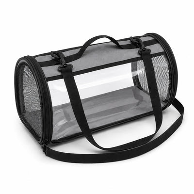 Gri Flybag Şeffaf Çanta (Karton Taban)