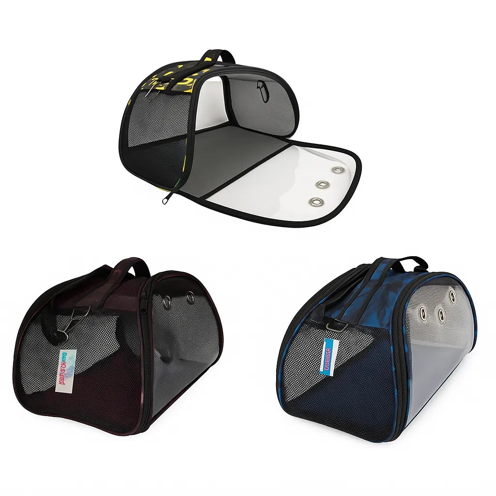 PETPRETTY Şeffaf Desenli Çanta 50x28x28 cm