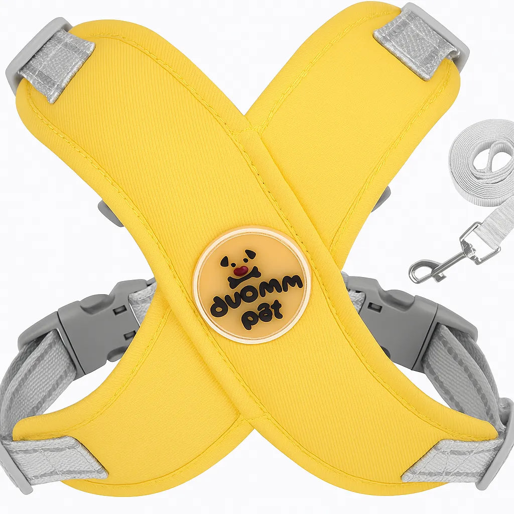Evcil Hayvan Göğüs Tasması + Gezdirme Halatı