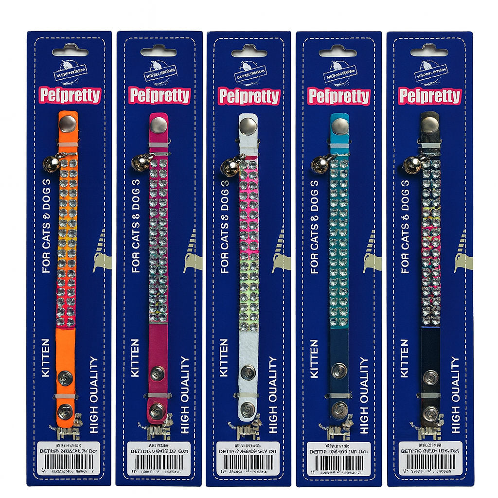 KEDİ BOYUN TAŞLI TASMA 12Lİ