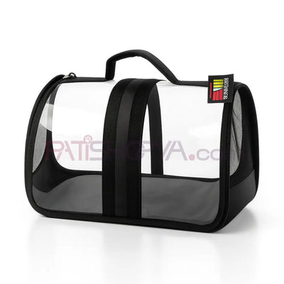 BACCO MİLANO ŞEFFAF ÇANTA SİYAH 44x28x28 cm