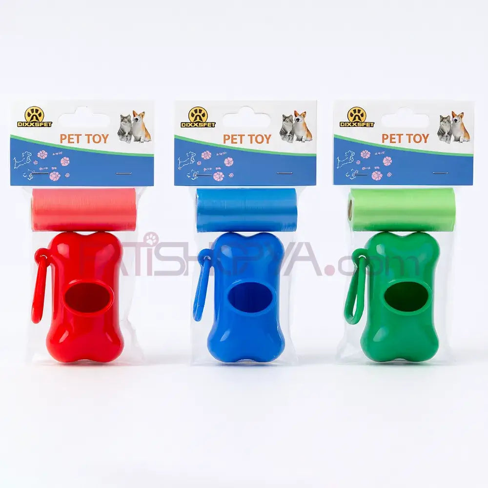 Dışkı Poşeti Çantası +1 Rulo Poşet (Karton Askılı) Kedi ve Köpek Bakım Ürünleri