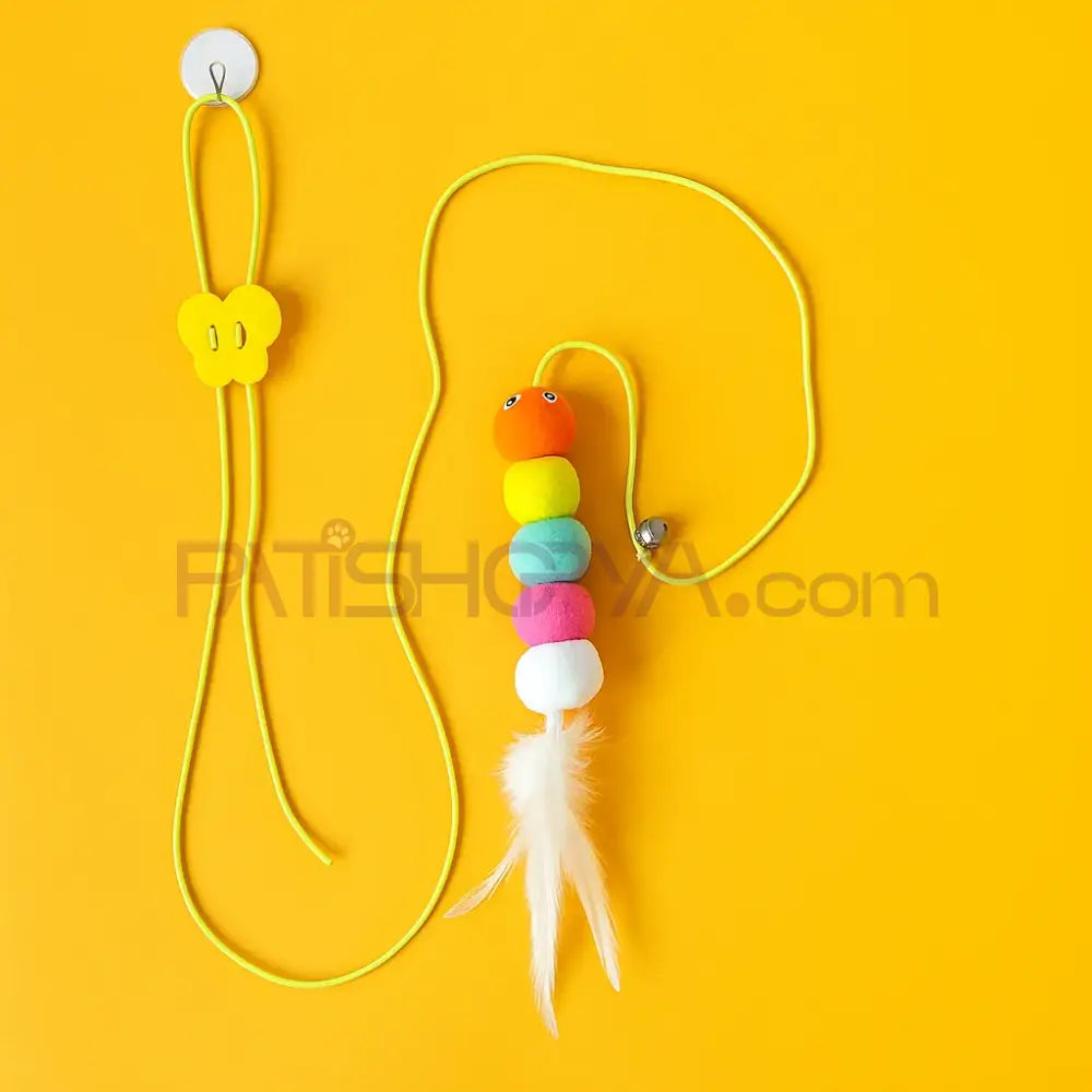 ELASTİK KENDİNDEN YAPIŞKANLI KEDİ OYUN OLTASI Kedi Oyuncakları