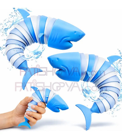 Esnek Bağlantılı Renkli Köpek Balığı Oyuncak (Poşetli)