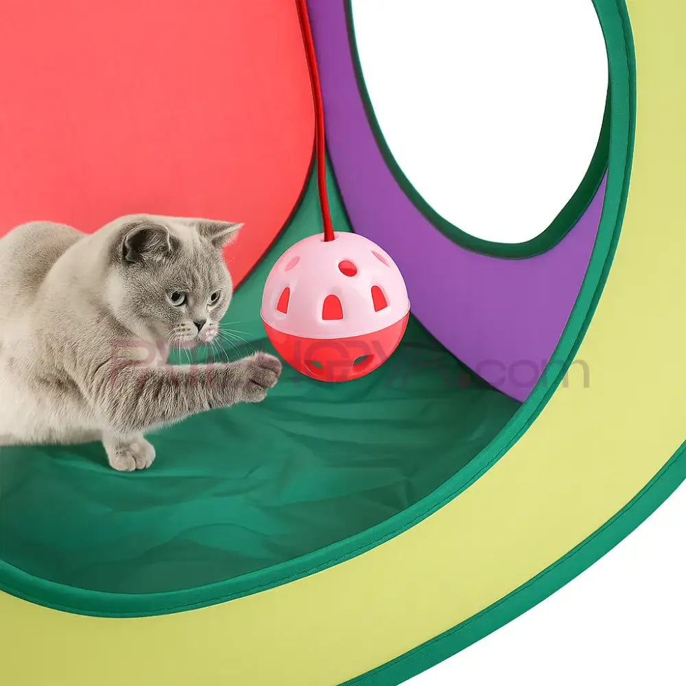 Kare Model Kedi Oyun Tüneli Kedi Oyuncakları