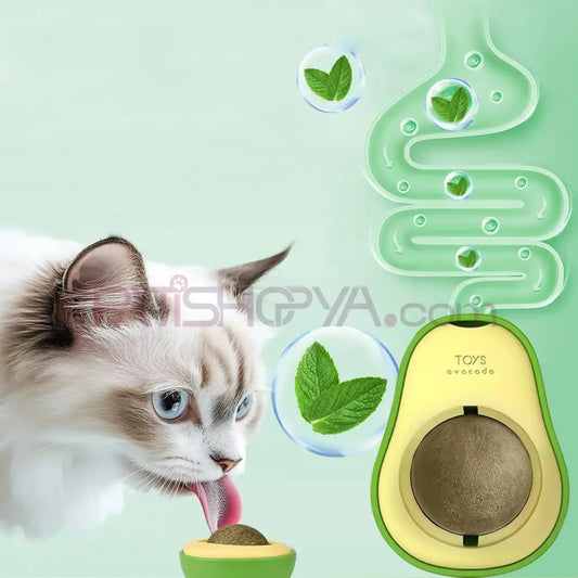 Kedi Avakado Model Catnip Yalama Topu Kedi Oyuncakları