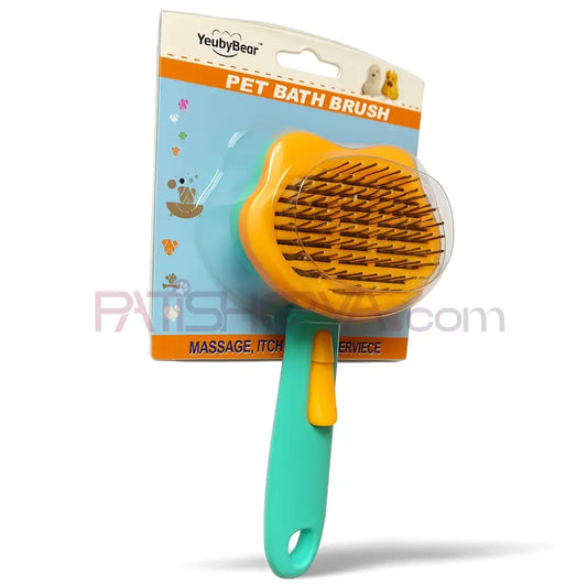 Kulaklı Basmalı Evcil Hayvan Fırçası