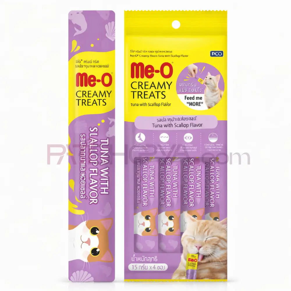 ME-O CREAMY DENİZ TAR.&TON BAL.KEDİ ÖDÜL 4X15GR 12’Lİ Me-O Kedi Mamaları