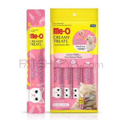 Me-O CREAMY MAVİ YÜZGEÇLİ ORK.KEDİ ÖDÜL 4*15GR 12’Lİ Me-O Kedi Mamaları