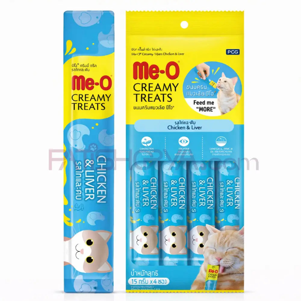 Me-O CREAMY TAVUK&CİĞER KEDİ ÖDÜL 4X15GR 12’Lİ Me-O Kedi Mamaları