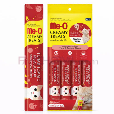 Me-O CREAMY TON&DOMATES LEZ.KEDİ ÖDÜL 4X15GR 12’Lİ Me-O Kedi Mamaları