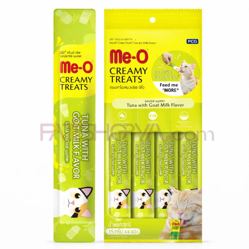 Me-O CREAMY TON&KEÇİ SÜTLÜ KEDİ ÖDÜL 4X15GR 12’Lİ Me-O Kedi Mamaları