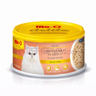 Me-O DELITE TAVUK ETLİ KEDİ KONSERVE 80GR 24’LÜ Me-O Kedi Mamaları