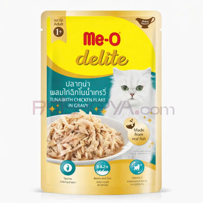 Me-O DELITE TON BAL.TAVUK SOS KEDİ YAŞ MAMA 70GR 12’Lİ Me-O Kedi Mamaları