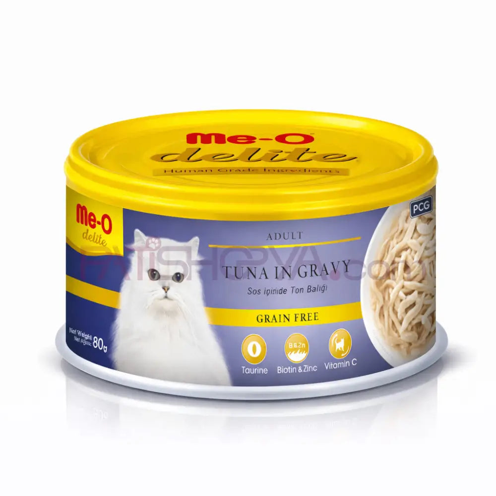 Me-O DELITE TON BALIĞI KEDİ KONSERVE 80GR 24’LÜ Me-O Kedi Mamaları