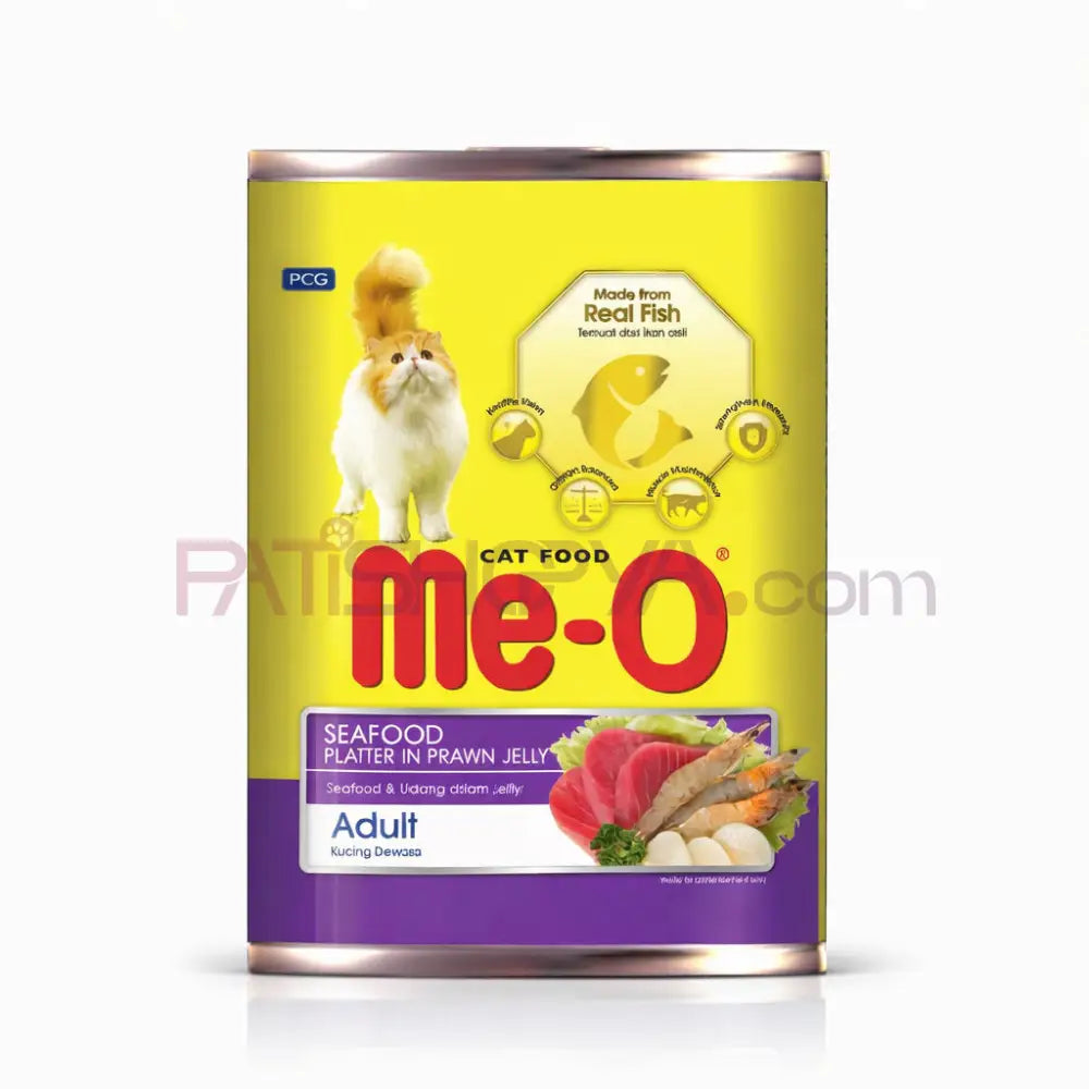 Me-O DENİZ LEZ.KARİDES SOS KON.400GR 24’LÜ Me-O Kedi Mamaları
