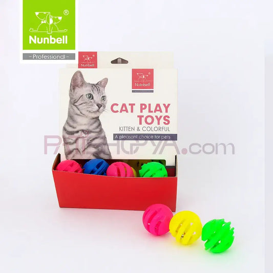 NUNBELL KEDİ OYUN.DİKENLİ TOP 54’LÜ Kedi Oyuncakları