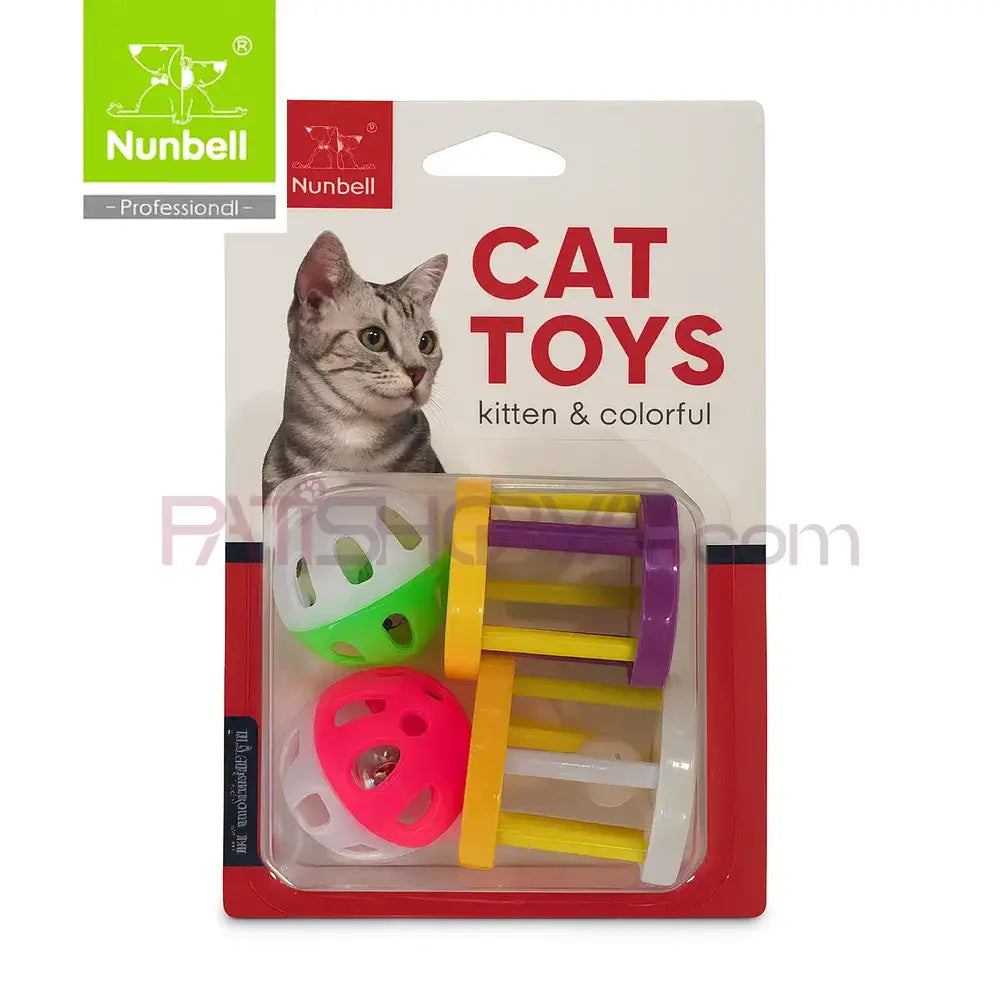 NUNBELL KEDİ OYUNCAGI 4 PARÇA Kedi Oyuncakları