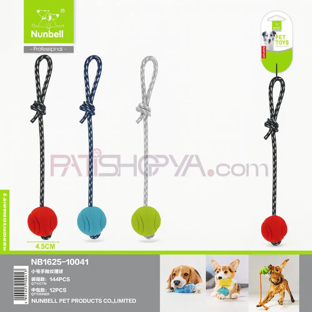 NUNBELL KÖPEK DİŞ İPİ TOPLU S Köpek Oyuncakları