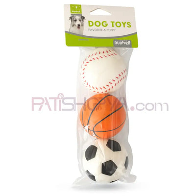 NUNBELL KÖPEK LATEKS OYUNCAK 3'LÜ