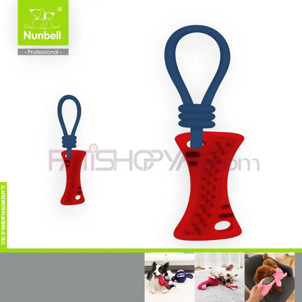 NUNBELL KÖPEK OYUN İPLİ KEMİK Köpek Oyuncakları