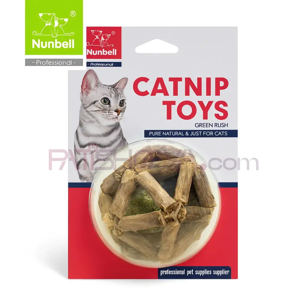 NUNBELL MATATABİ CATNIP TOP 7 cm Kedi Oyuncakları