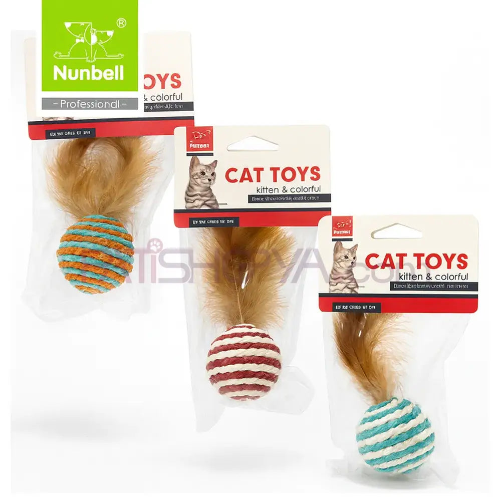 NUNBELL NATUREL TOP Kedi Oyuncakları