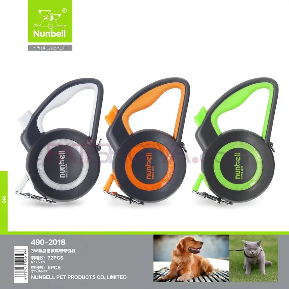 NUNBELL OTOMATİK TASMA ŞERİT 5 MT Köpek Otomatik Gezdirme Tasmaları