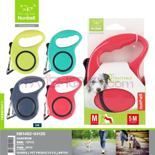 NUNBELL OTOMATİK TASMA ŞERİT 5 mt Köpek Otomatik Gezdirme Tasmaları