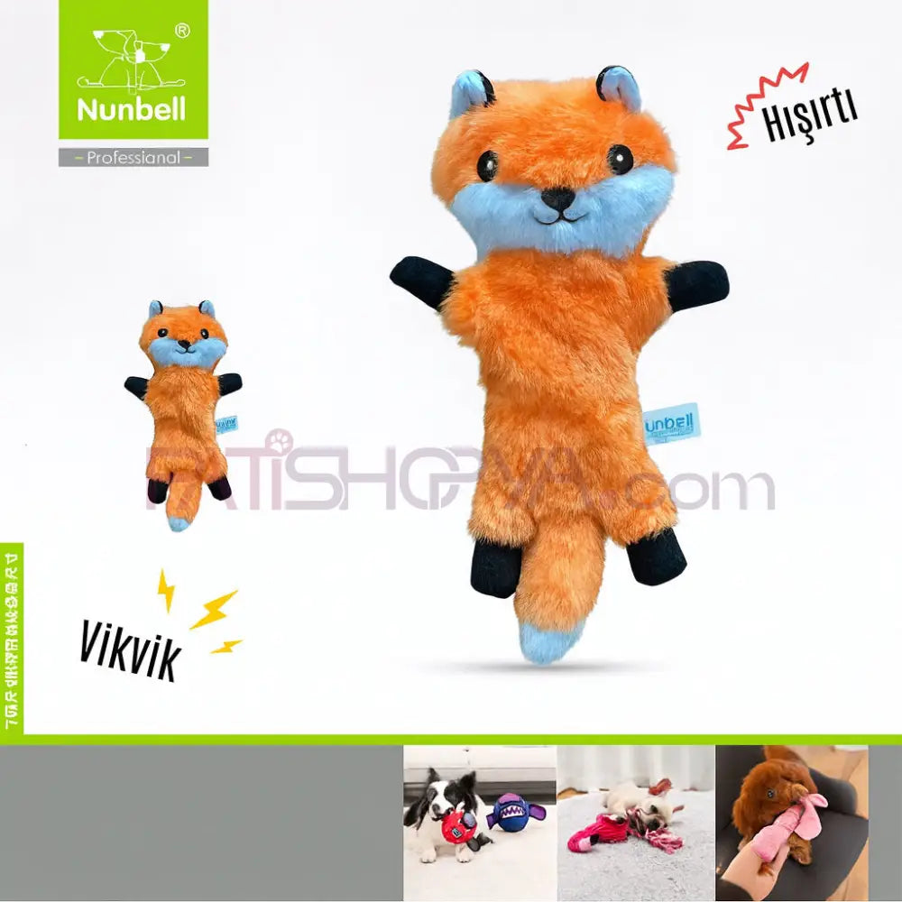 NUNBELL OYUN PELUŞ TİLKİ Köpek Oyuncakları