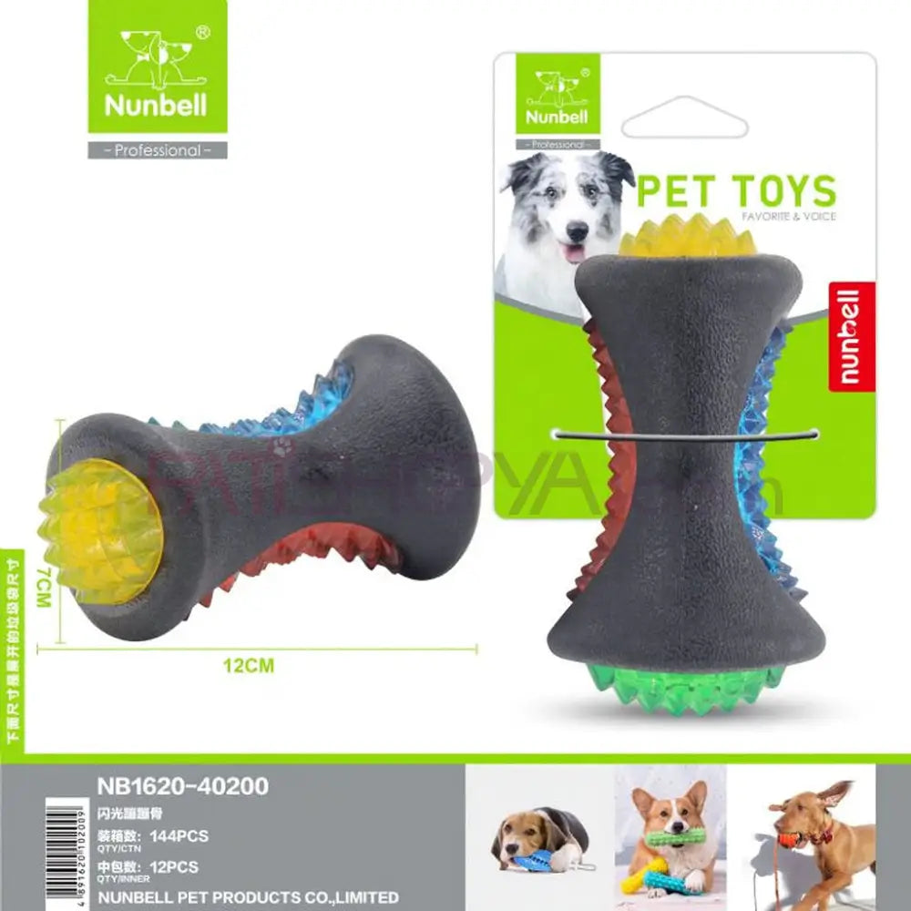 NUNBELL PLASTİK IŞIKLI KEMİK Köpek Oyuncakları
